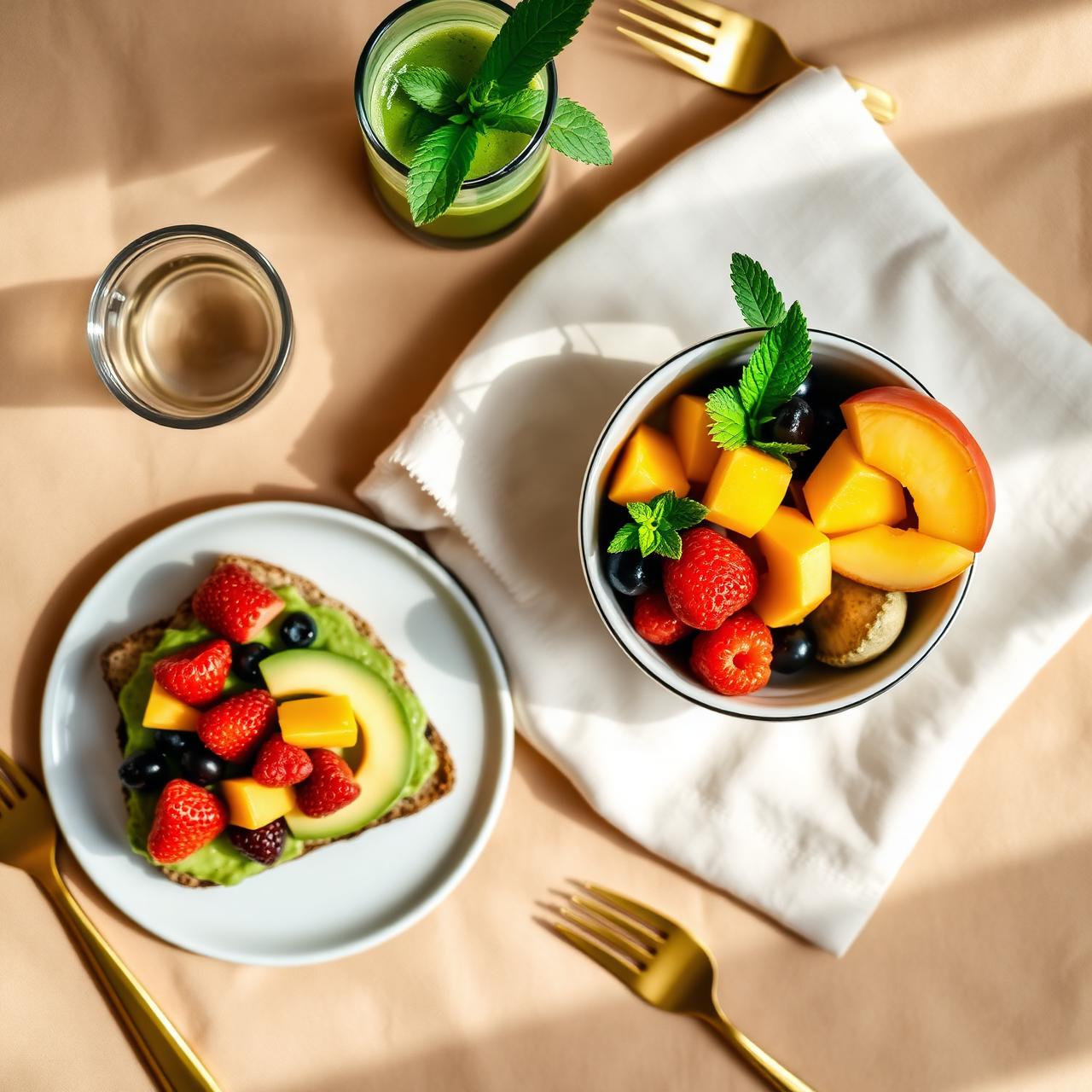 Nourishing, vibrant food